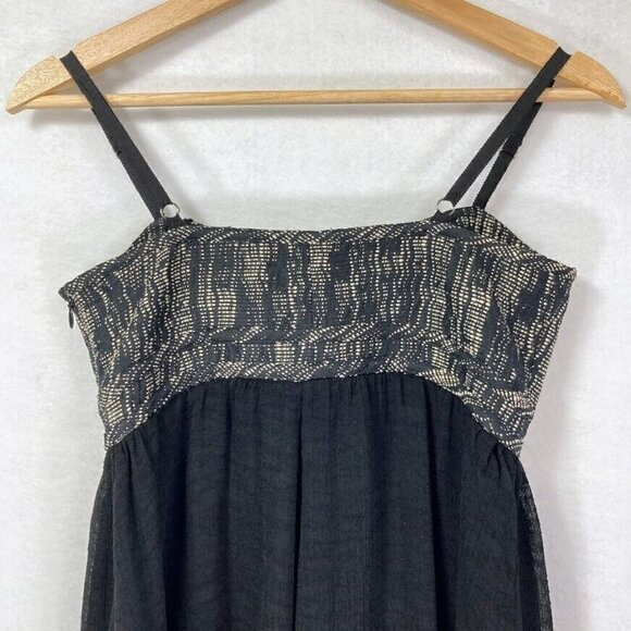 Proenza Schouler Mini Dress Flouncy Babydoll Y2K Whimsy Goth Dark Coquette 2 - Picture 7 of 10